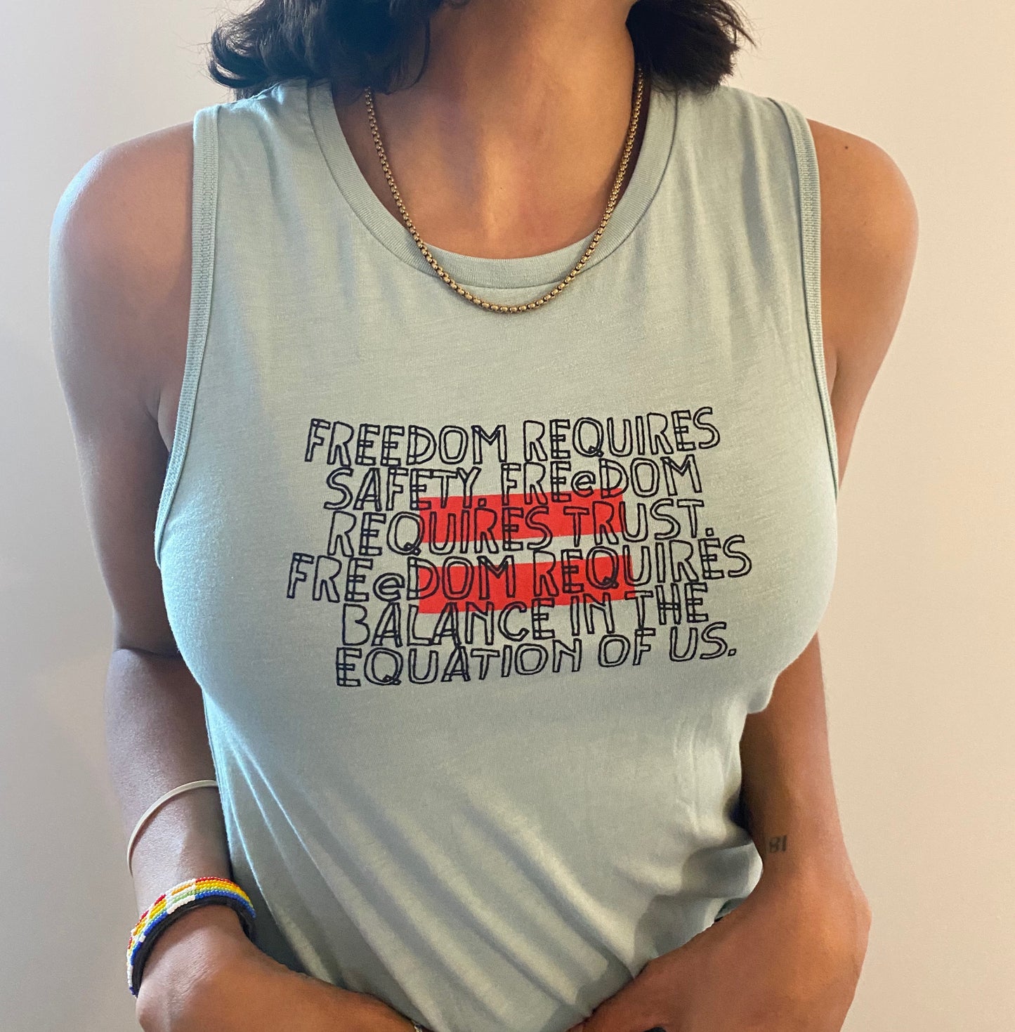 Equation Fitted Tank Top