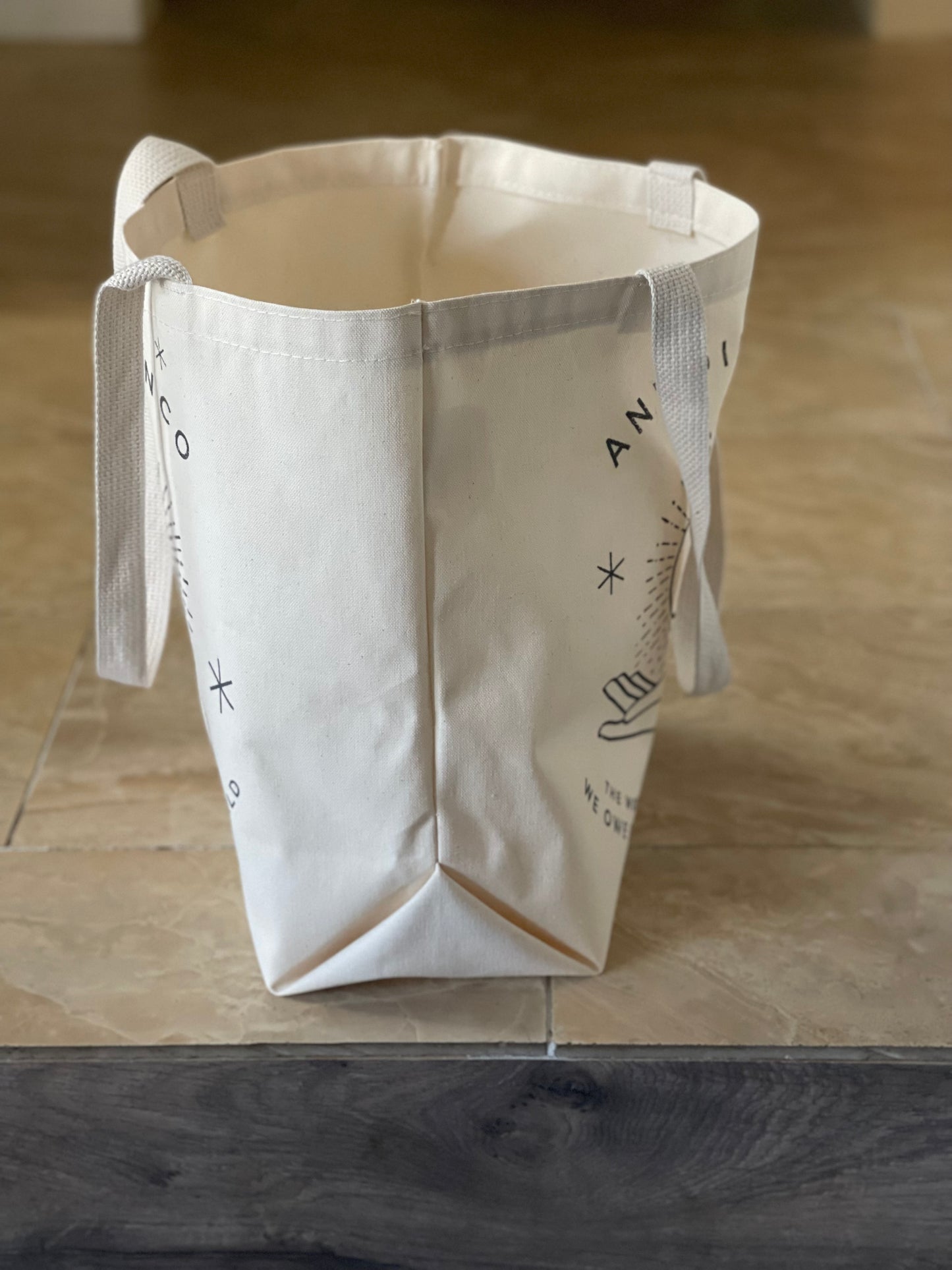 Grocery Tote (Joyful Girl)