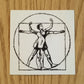 Vitruvian Babe Sticker